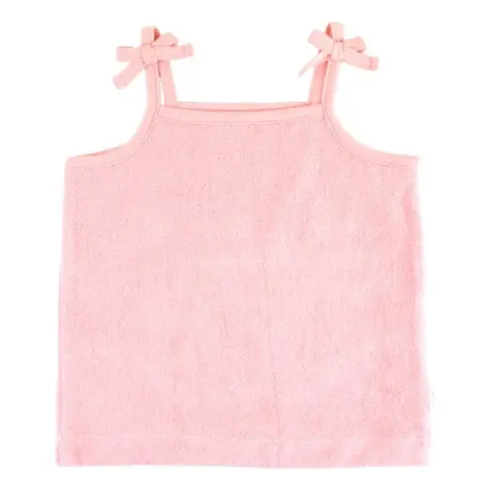 RuffleButts Girls Terry Knit Tie Tank image {8}
