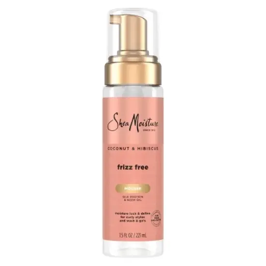 SheaMoisture Coconut and Hibiscus Frizz-Free Curl Mousse - 7.5 fl oz image {8}