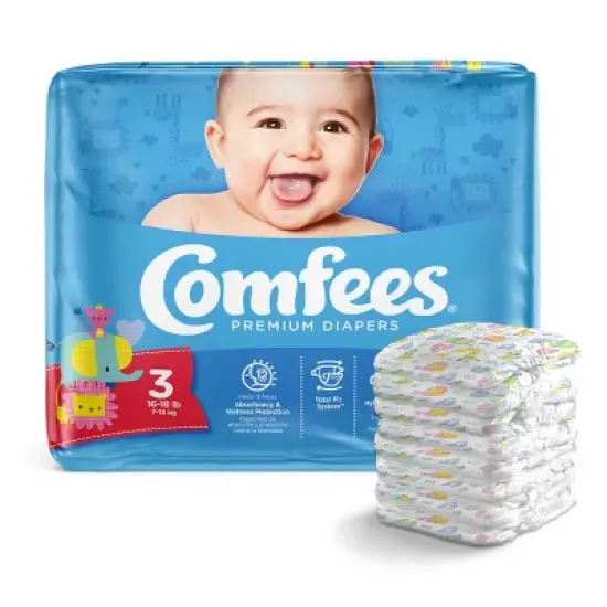 Comfees Premium Baby Diapers with Total Fit System for Boys & Girls image {6}