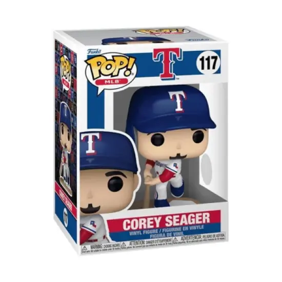 Funko POP! MLB Baseball Texas Rangers Corey Seager Figure #117! image {8}