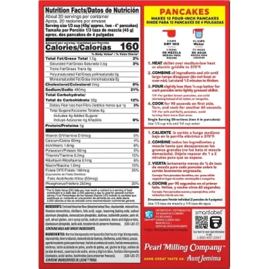 Pearl Milling Company Buttermilk Complete Pancake & Waffle Mix - 2lb image {2}