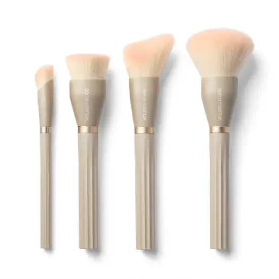 Sonia Kashuk&trade; Limited Edition Ribbed Face Makeup Brushes - 4ct image {3}