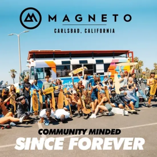 Magneto Complete Skateboard | 27.5" x 7.5", Canadian Maple Double Kick Concave Deck | For Beginners, Teens & Adults (Bamboo) image {6}