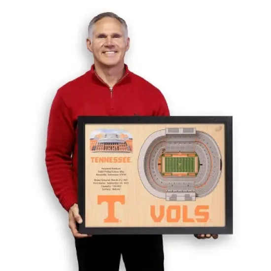 NCAA Tennessee Volunteers 25-Layer StadiumViews 3D Wall Art image {3}