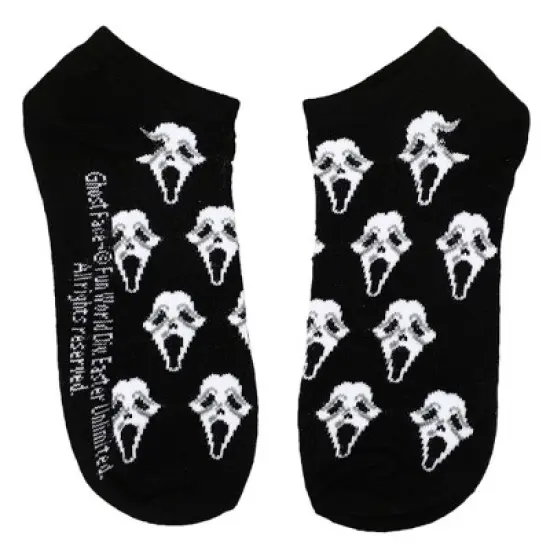 Scream Ghostface Women's 5-Pack Ankle Socks image {4}