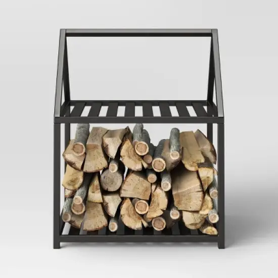 Metal Wood Storage A Frame - Threshold&trade; image {3}