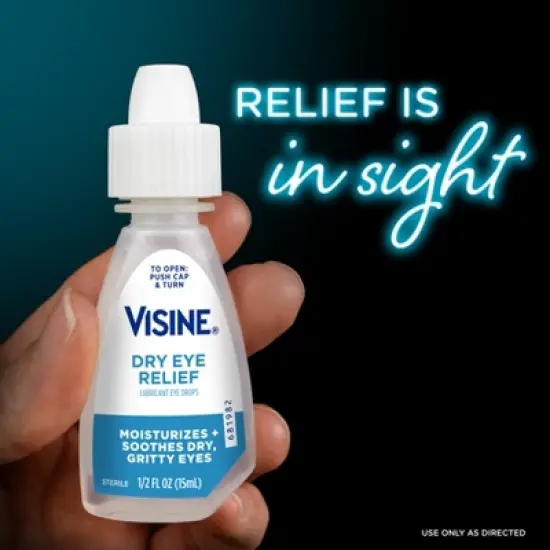 Visine Dry Eye Relief Lubricating Eye Drops - 0.5 fl oz image {5}