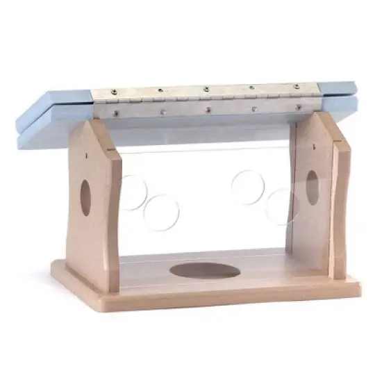 Birds Choice Bluebird Novelty Bird Feeders 8" Taupe: Recycled Plastic, Weather & UV Resistant, No Assembly image {1}