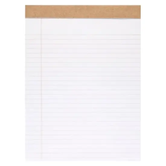 MyOfficeInnovations Notepads 8.5" x 11.75" Wide White 50 Sh./Pad 12 Pads/PK (16767) 749567 image {7}