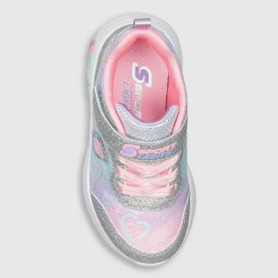 S Sport By Skechers Toddler Girls' Lilien Unicorn Print Sneakers - Gray image {2}