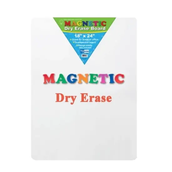 Flipside Products Magnetic Dry Erase Board, 18" x 24" image {2}