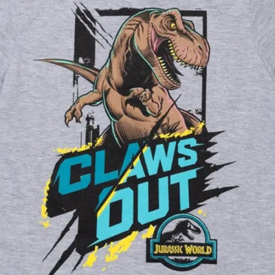 Jurassic World Dinosaur Athletic Graphic T-Shirt Mesh Shorts Outfit Set Toddler image {6}