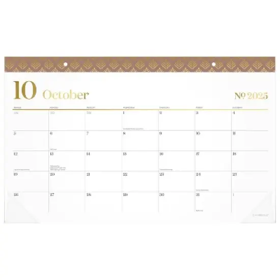 Cambridge 2025-2026 10.875"x17.75" Workstyle Compact Deskpad Mocha Mousse image {7}