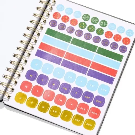 Kendra Scott Varsity Letter Planner - Black image {8}