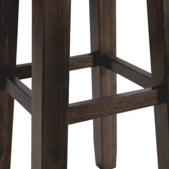 2pc 30" Steele Swivel Barstool Set Smokey Walnut - Picket House Furnishings image {7}