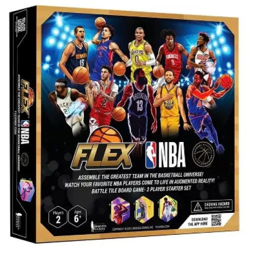 Sequoia Games NBA Series 2 Flex Sports Game | Deluxe 2 Player Starter Set image {1}
