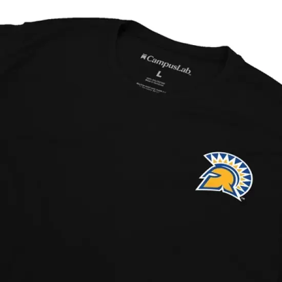 Men's San Jose State University Men's Sport Active T-Shirt Left Chest Logo image {3}