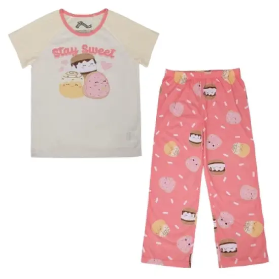 Squishmallows Stay Sweet Youth Girls Pajama Set image {6}