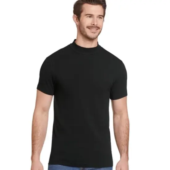 Jockey Men's Cotton Stretch Mock Neck Tee image {3}