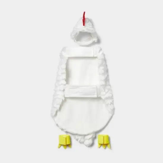 Halloween Full Body White Chicken Cat and Dog Costume - Hyde & EEK! Boutique&trade; image {2}