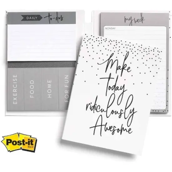 Undated Post-it Ridiculously Awesome Weekly Planner - Canopy Street image {1}