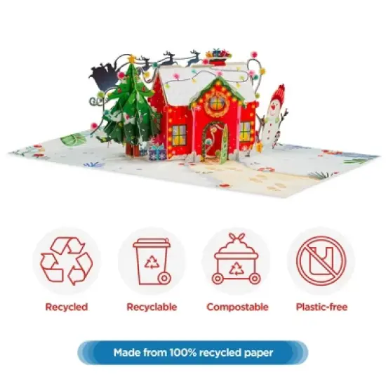 Frndly by Paper Love Cozy Christmas Home Pop Up Christmas Card image {4}