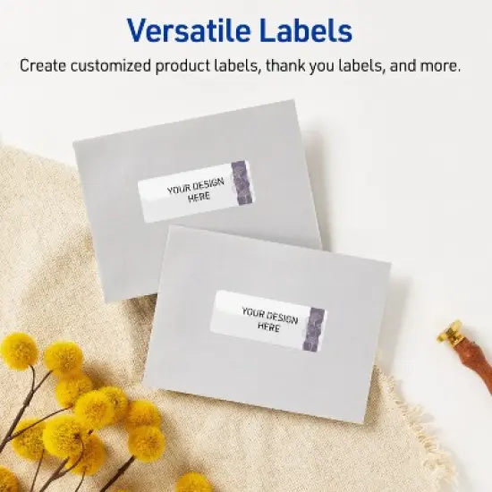 Avery Address Labels, Floral Design, 1" x 2-5/8", 160ct image {5}