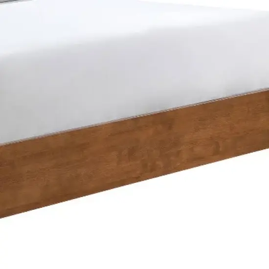 HOMES: Inside + Out 3pc Full Riverstone Mid-Century Modern Bedroom Set with 2 Nightstands Walnut image {12}