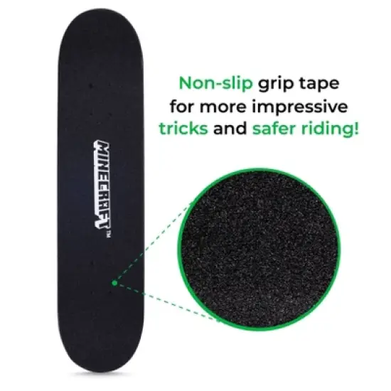Minecraft 31'' Lenticular Deck Standard Skateboard - Green image {2}