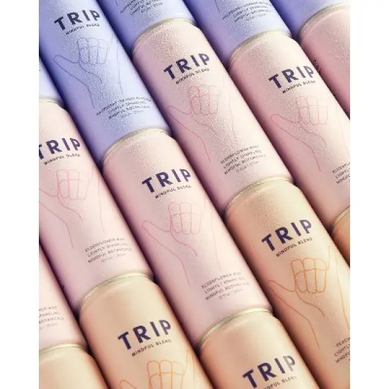 Trip Mindful Blend Raspberry Orange Blossom Lightly Sparkling Botanical - 12 fl oz Can image {7}