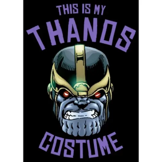 Junior's Marvel Halloween Thanos Costume T-Shirt image {1}