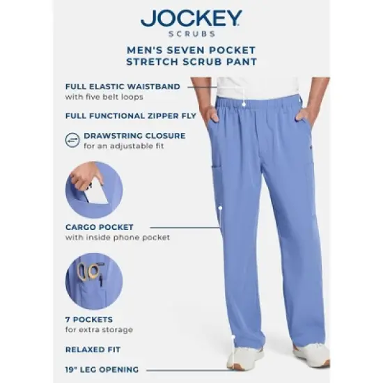 Jockey Men's Seven Pocket Stretch Scrub Pant image {5}