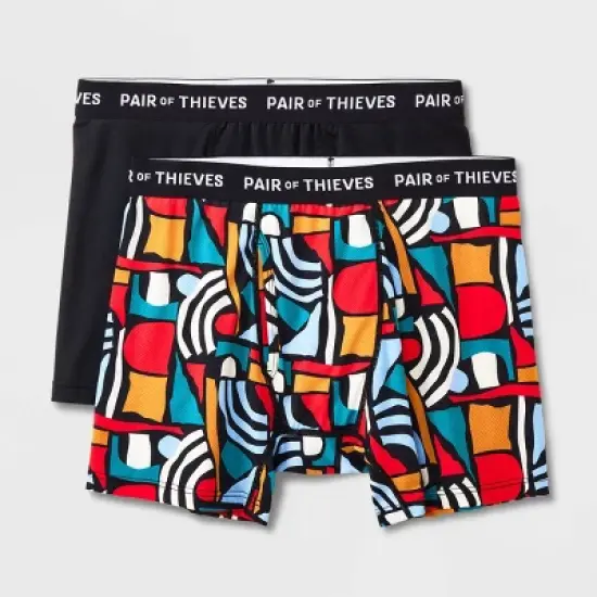 Pair of Thieves Men's Super Fit Boxer Briefs 2pk image {8}