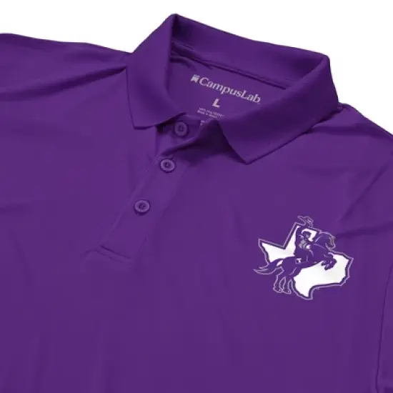 Men's Tarleton State University Adult Polo Left Chest Logo image {3}