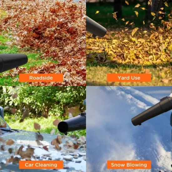Litheli 20v 2.0Ah Battery Powered Cordless Leaf Blower image {5}