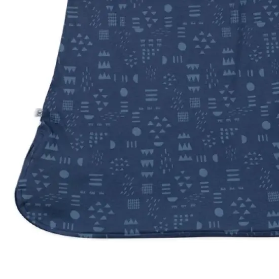 Honest Baby Organic Cotton Interlock Wearable Blanket - Pattern Play Navy image {2}