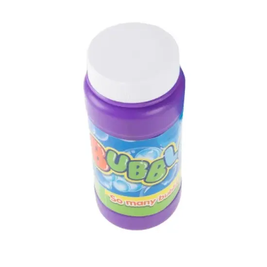 Toy Time Kids' Lawn Mower Bubble Blower Machine Push Toy - Pink/Purple/Orange image {11}