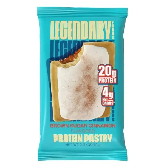 Legendary Foods Gluten Free and Keto Friendly Protein Pastry - Brown Sugar Cinnamon - 2.2oz image {6}