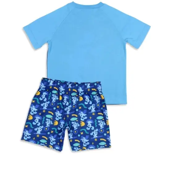 Nickelodeon Toddler Boy's Blue's Clues Smile Blue Sleep Pajama Set Short Blue image {1}