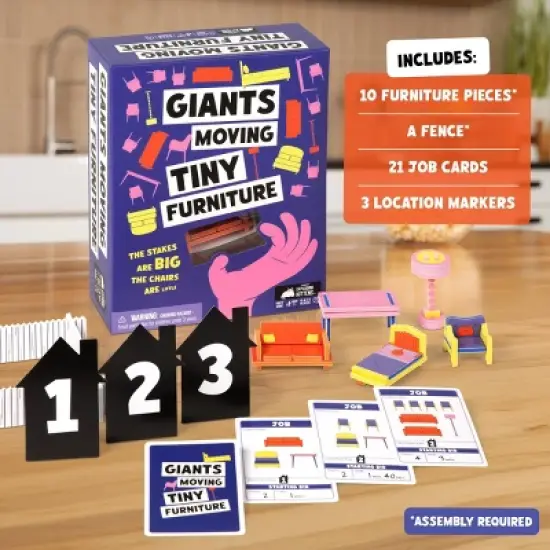 Exploding Kittens Giants Moving Tiny Furniture Game image {2}
