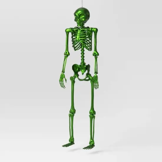 60" Posable Skeleton Halloween Decorative Prop Ghoulish Glow - Hyde and EEK! Boutique&trade; image {1}