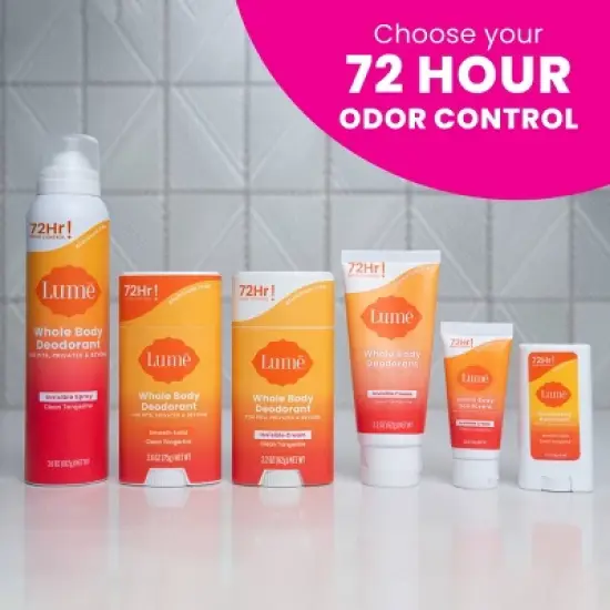 Lume Whole Body Women's Deodorant Spray - Tangerine - 3.6oz image {9}