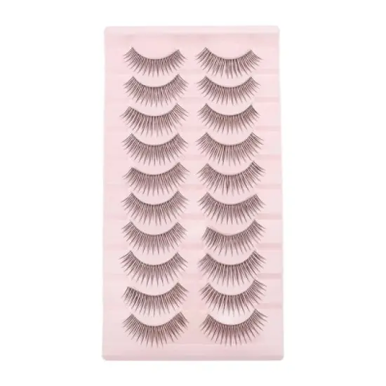 Unique Bargains False Eyelashes for Women 10 Pair image {10}