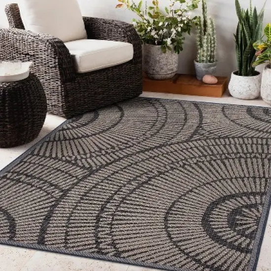 World Rug Gallery Abstract Indoor/Outdoor Area Rug image {8}
