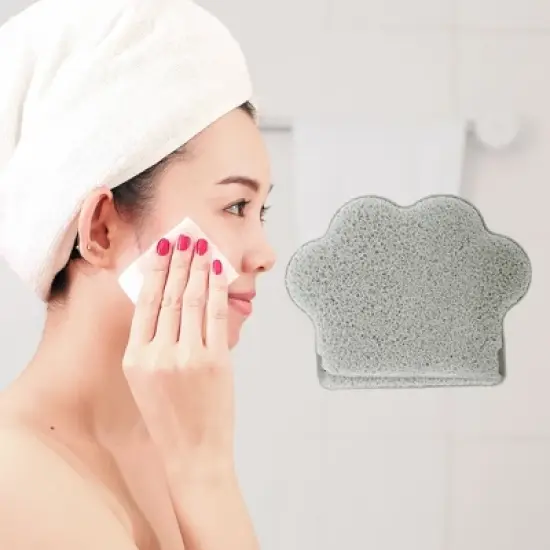 Unique Bargains Reusable Sponge Face Scrubber 5.31"x4.33" 1 Pc image {1}