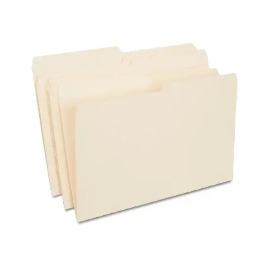 HITOUCH BUSINESS SERVICES File Folders 1/2 Cut Legal Size Manila 100/Box TR116939/116939 image {4}