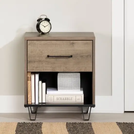 Arlen 1 Drawer Nightstand - South Shore image {4}