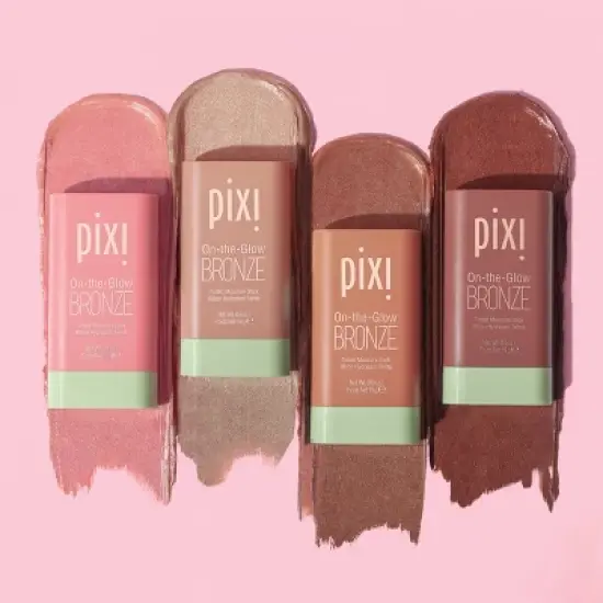 Pixi On The Glow Bronze Tinted Moisturizer Stick Bronzer - 0.6oz image {16}
