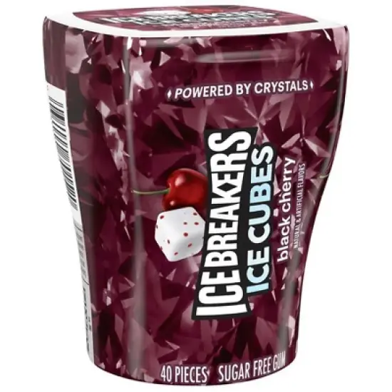 ICE BREAKERS Sugar Free Chewing Gum Black Cherry, 40.0 ea image {3}