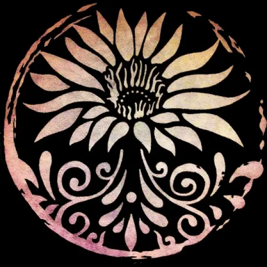 Junior's Design By Humans Lotus By Jasdogg T-Shirt image {1}